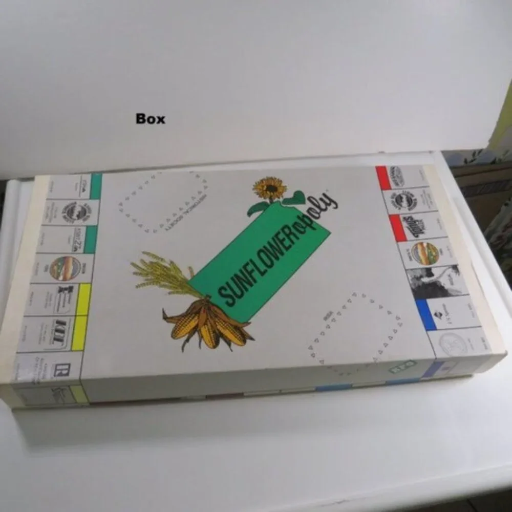 Sunfloweropoly Kansas Advertising Trivia Monopoly Board Game (Complete)